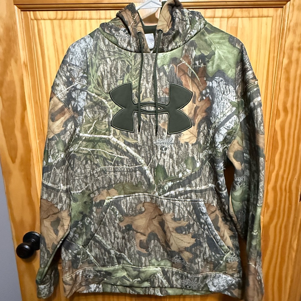 Under Armour Green and Brown Camo hoodie